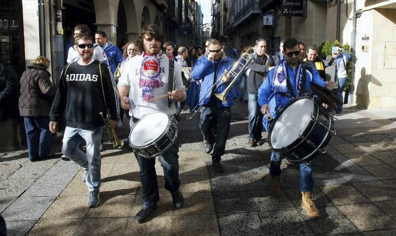 Las imágenes de las aficiones en Soria