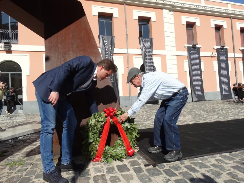 Homenaje a las víctimas del bombardeo franquista en Xàtiva