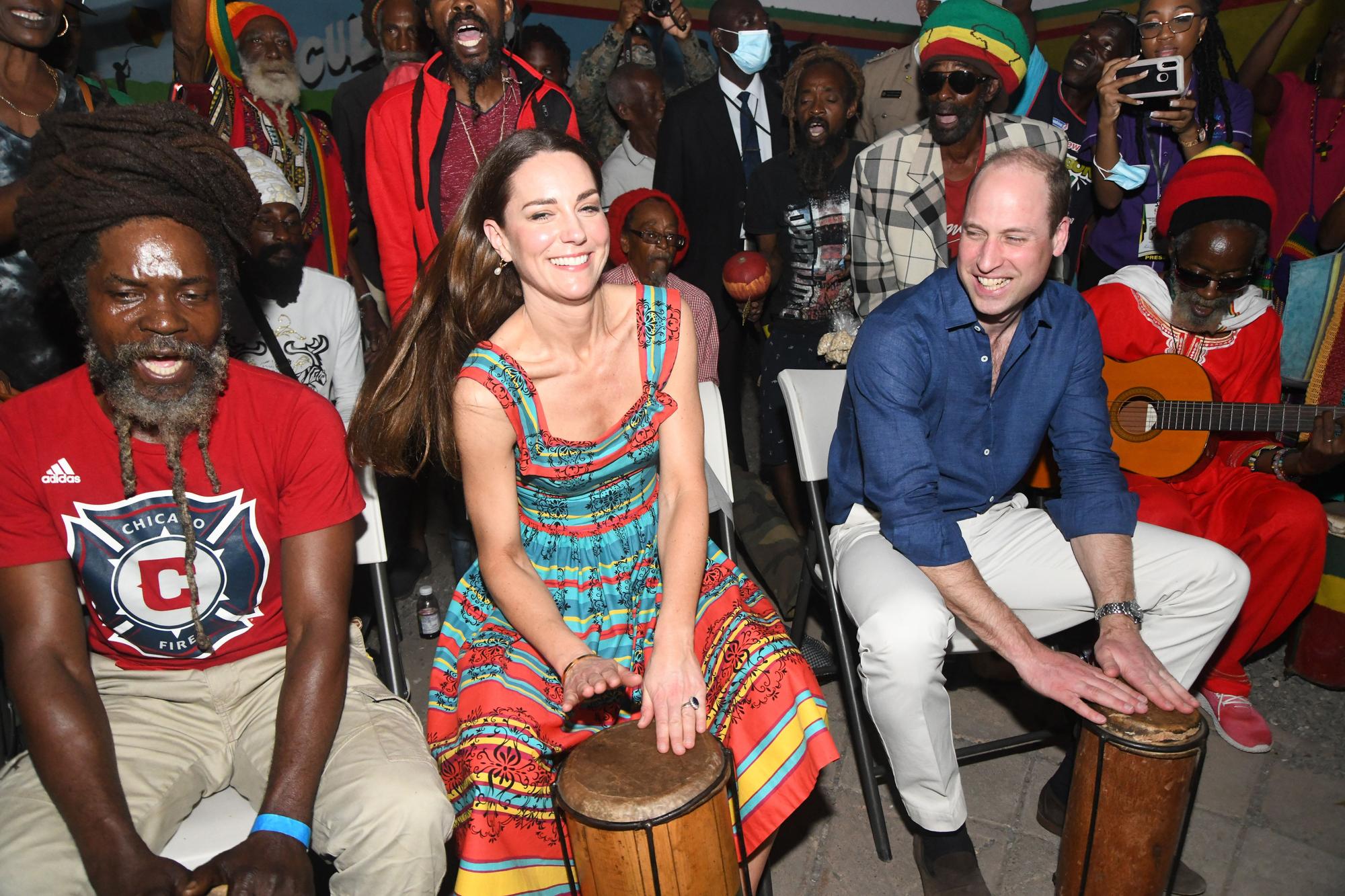 Guillermo y Catalina, durante el viaje que realizaron a Jamaica en marzo del año pasado.