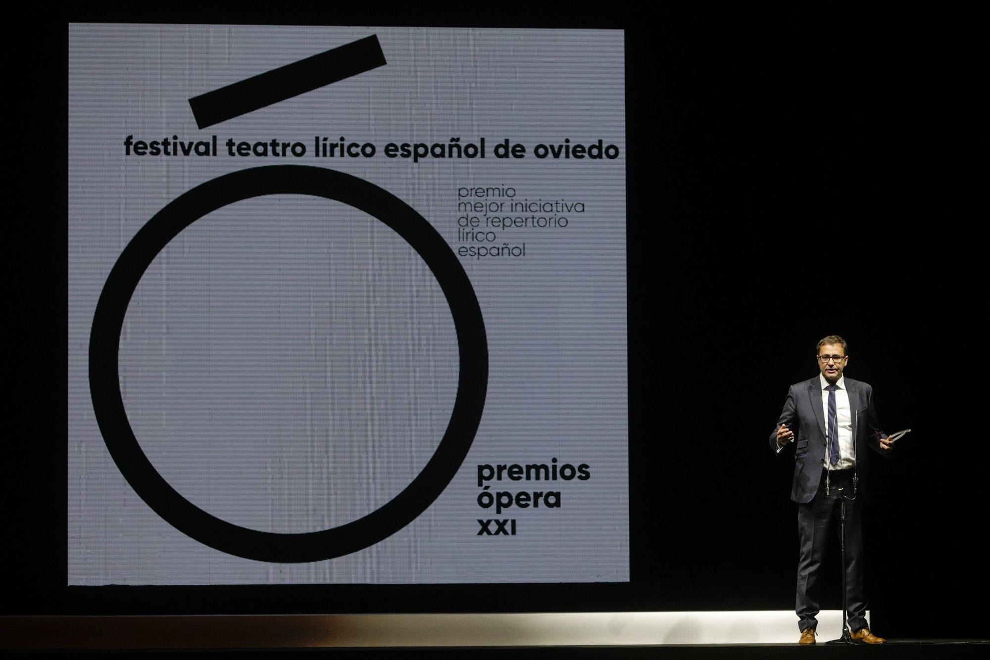 Entrega de los premios Ópera XXI en el Teatre Principal de Palma