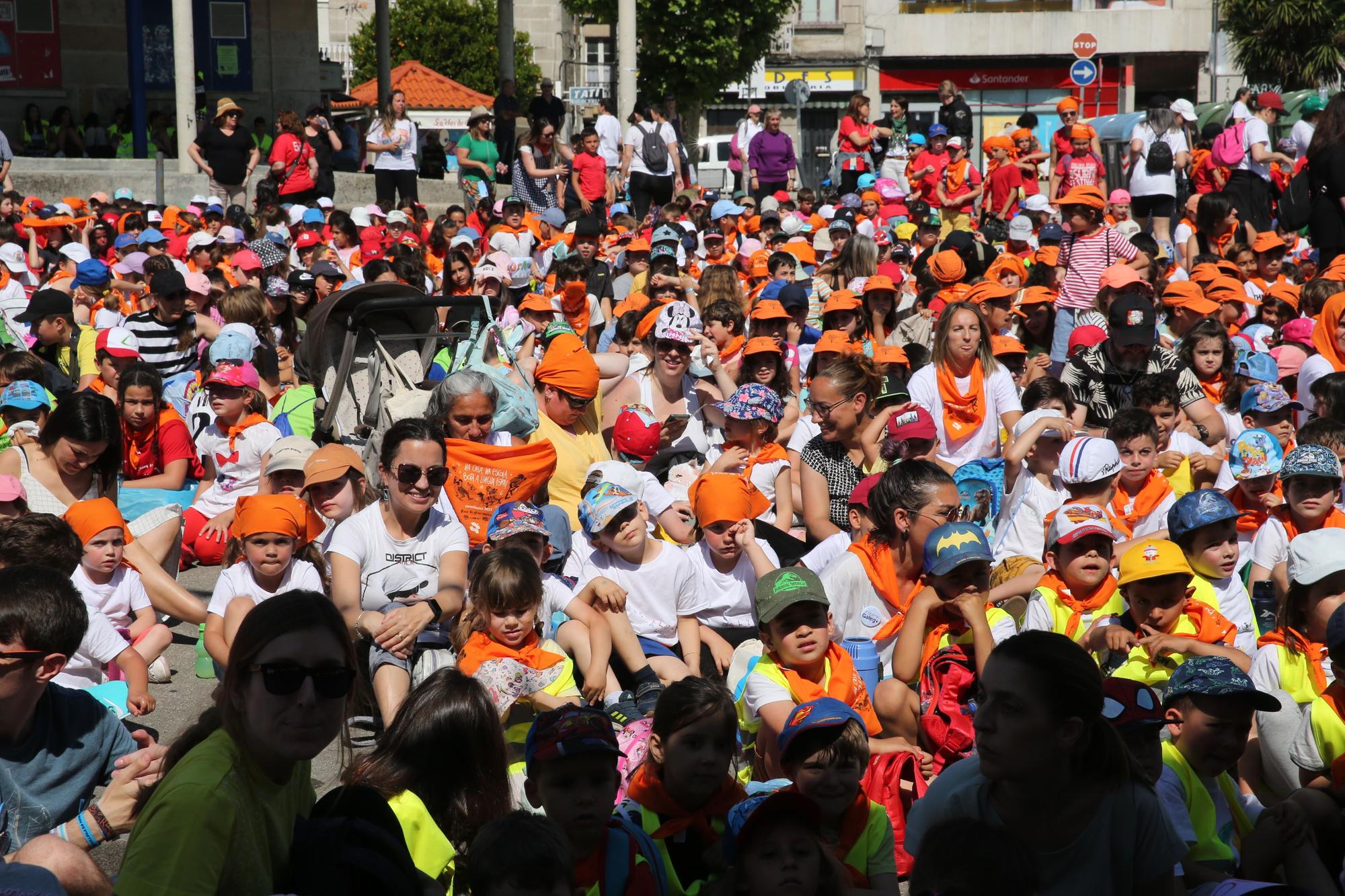 Máis de 2.000 cativos enchen o Correlingua de Moaña polo idioma galego
