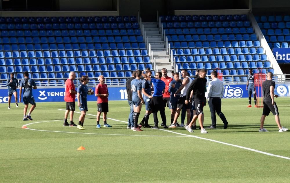 Interrumpen el entrenamiento del CD Tenerife