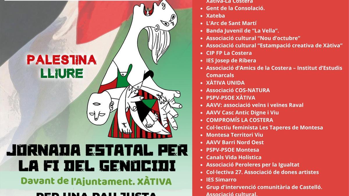 El cartel de la convocatoria.