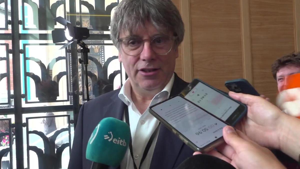 Puigdemont es desmarca de les negociacions d’ERC per a l’amnistia: «No m’hi sento concernit»