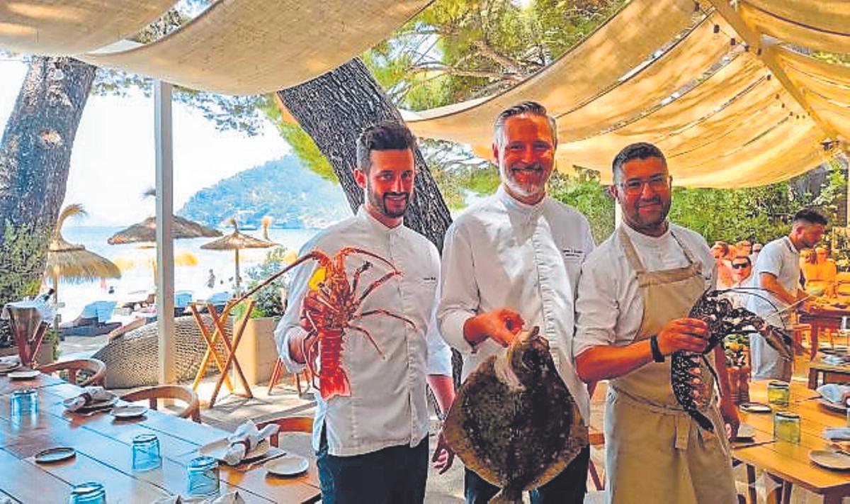 Javier Hoebeeck, Francesco Mannelli y Ahmed Touil