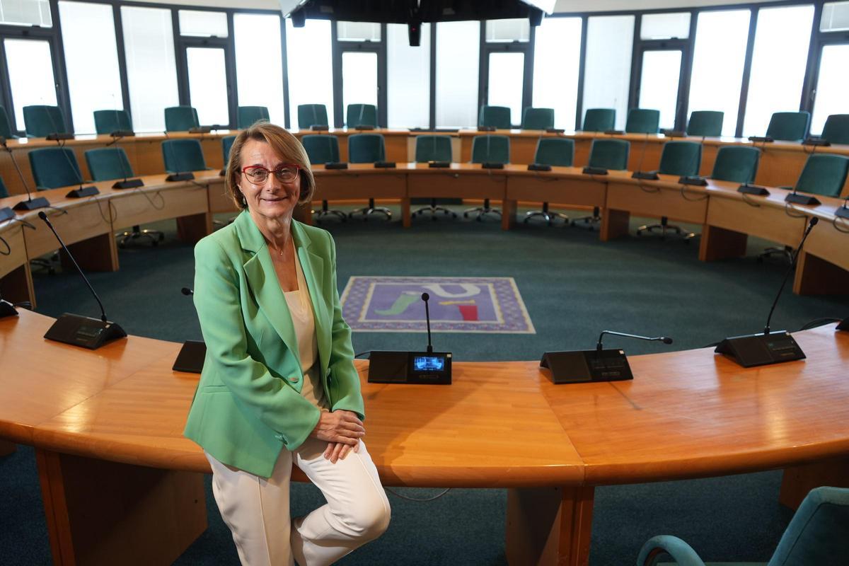 Eva Alcón, presidenta de CRUE y rectora de la Universitat Jaume I de Castelló.