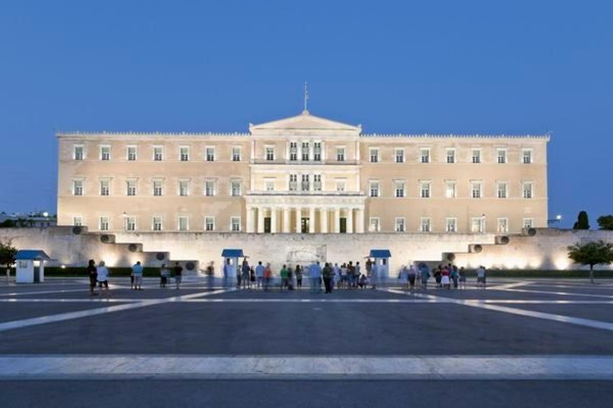 La Plaza Sintagma y el Parlamento Griego