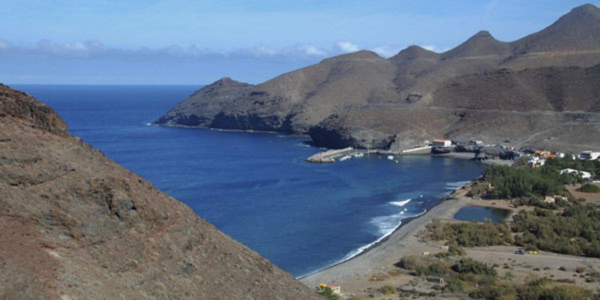 Playa de La Aldea de San Nicolás.
