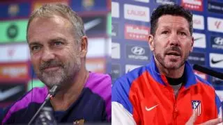 Flick y Simeone, en directo: previa del Atlético de Madrid - Barça de LaLiga