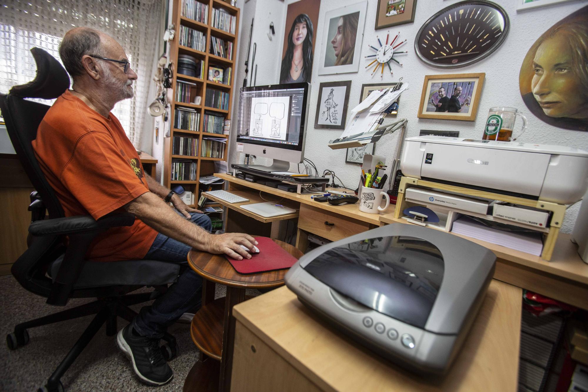 50 años de Enrique como dibujante del Diario Información