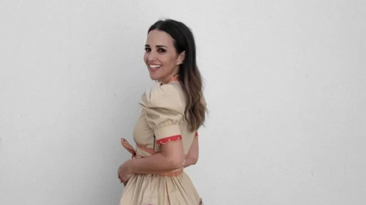 Paula Echevarría con vestido de CeliaB