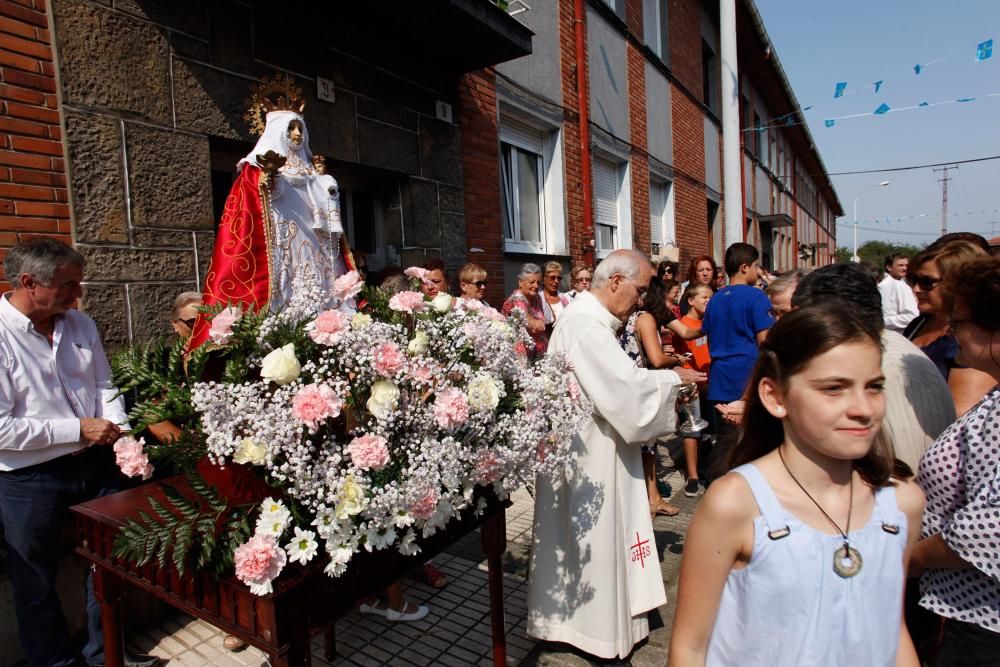 La Virgen de Covadonga en barrios y parroquias