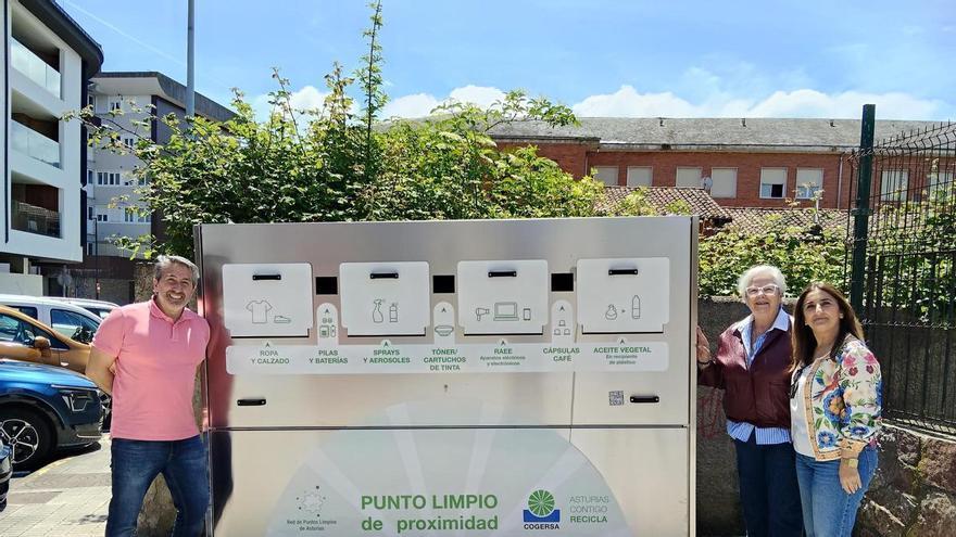 Llanes estrena un punto limpio de proximidad junto al colegio Peña Tú
