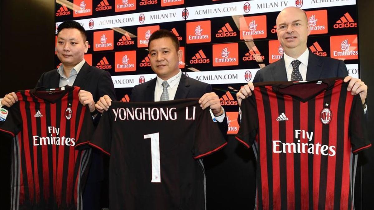 El ex presidente del Milan, Li Yonghong ,no pagó la deuda de 32 millones al grupo inversor Elliott