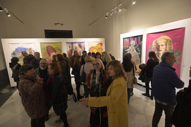 Inauguración en Elche de la exposición “Balconadas del tiempo: la Dama presente”