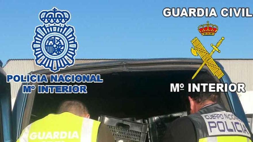 Una imagen de la intervención policial.