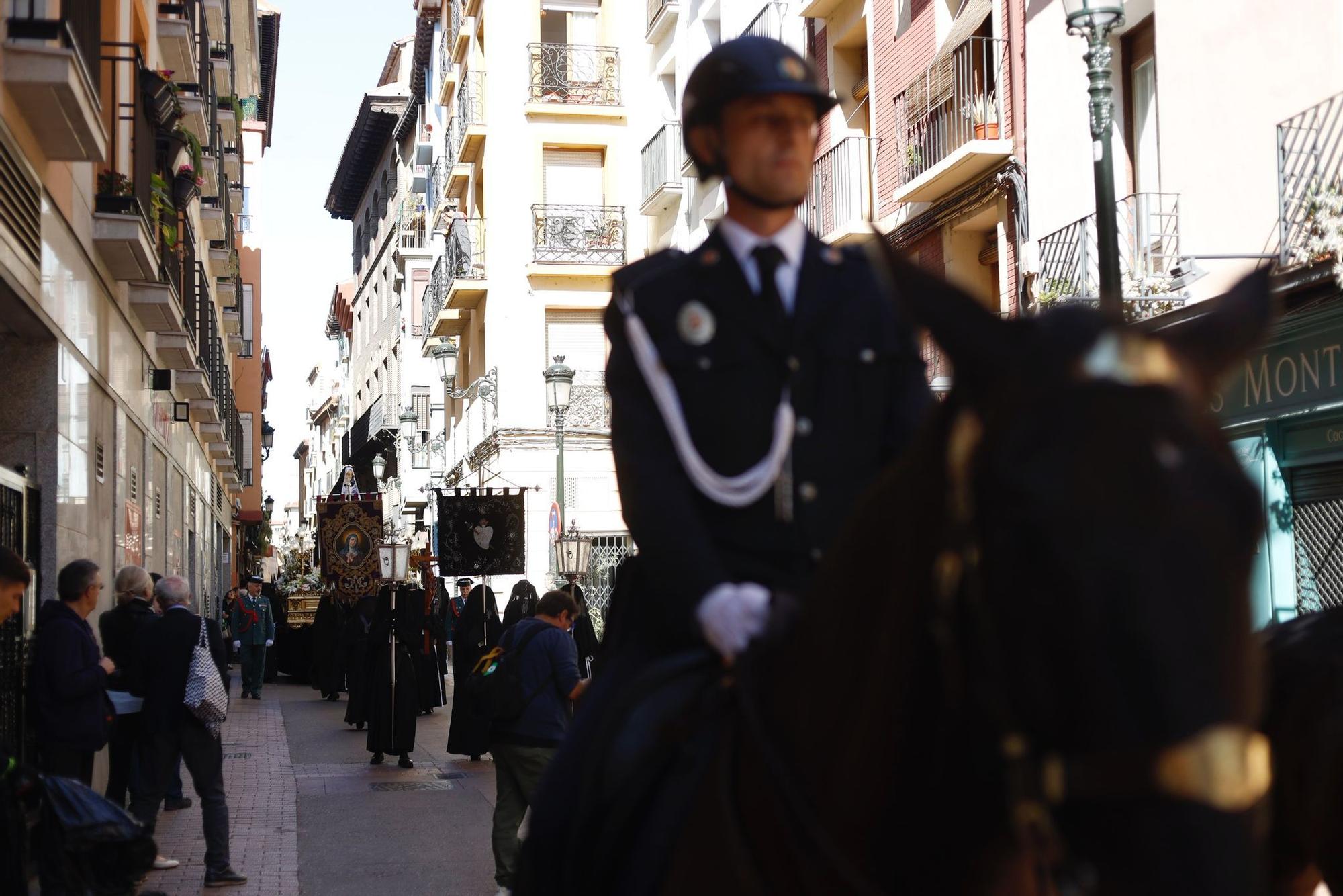 En imágenes | Procesiones del Sábado Santo en Zaragoza