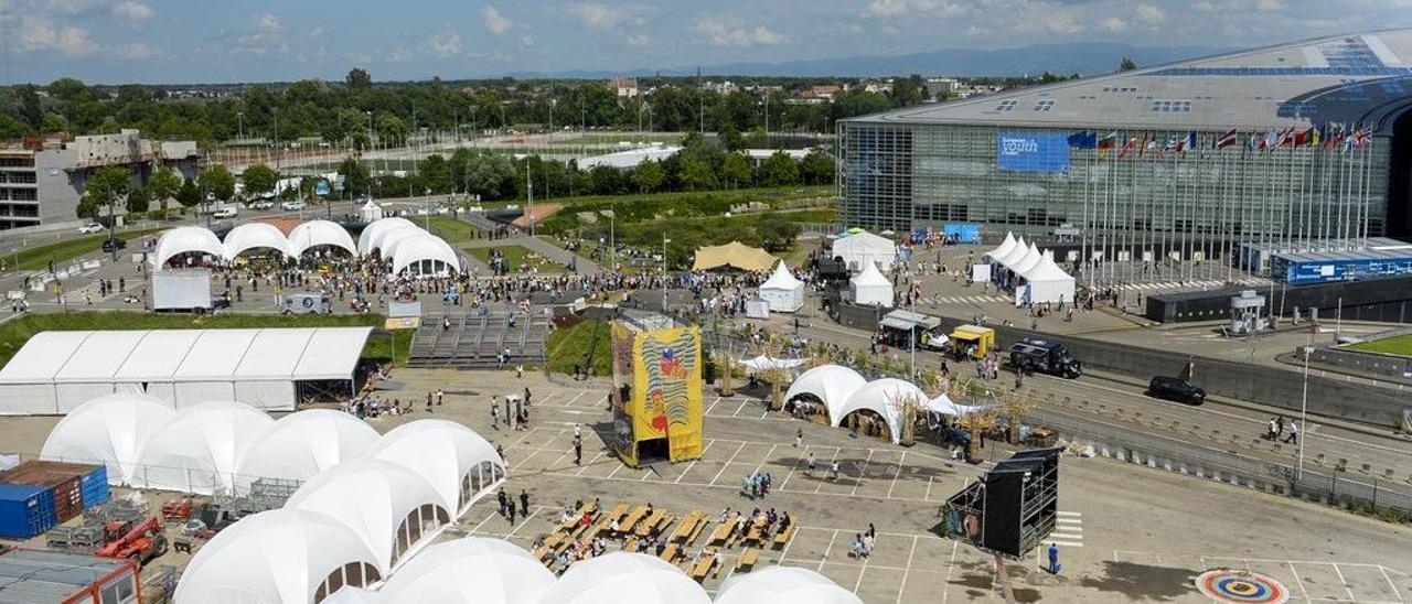 El escenario del &quot;European Youth Event﻿&quot;.