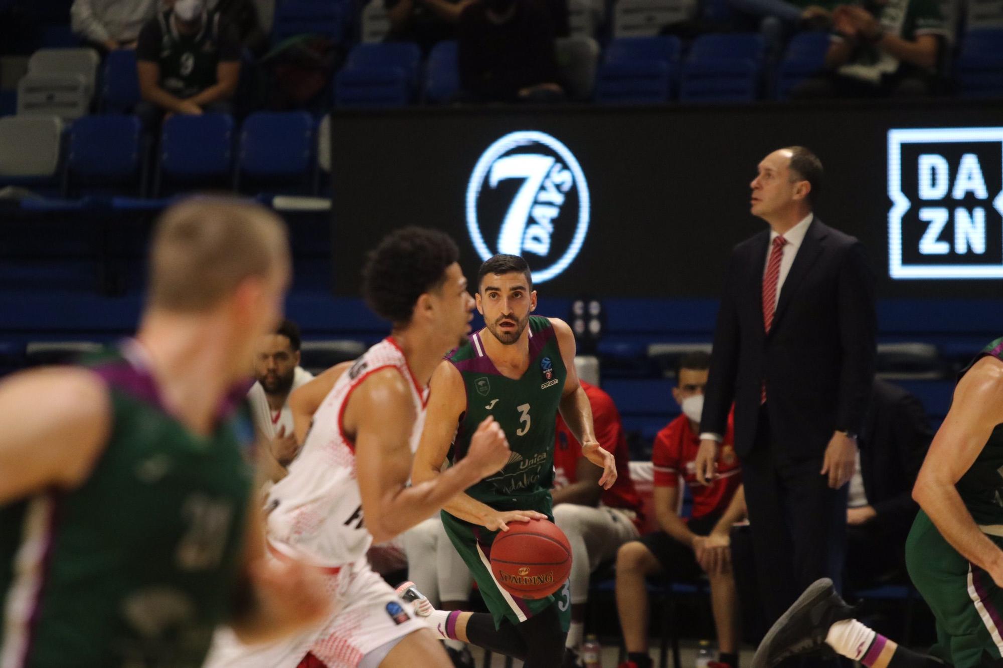 El Unicaja se despide de la Eurocup con una derrota contra el Mónaco.