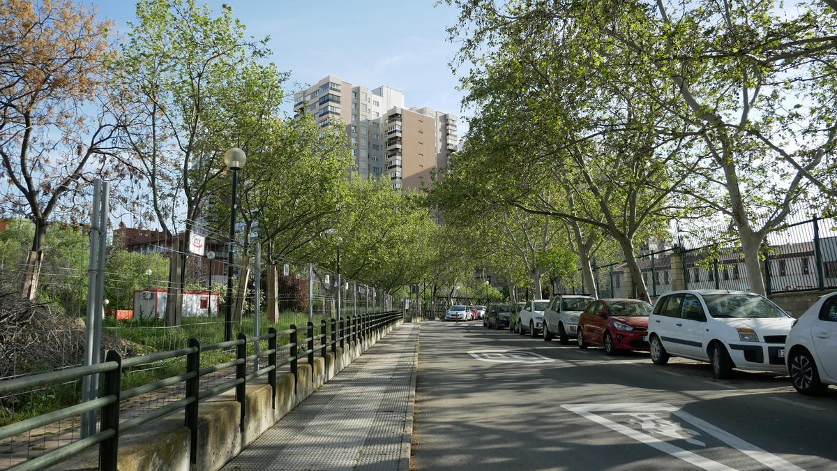 Calle Manuel Lasala, una de las que se renovarán.