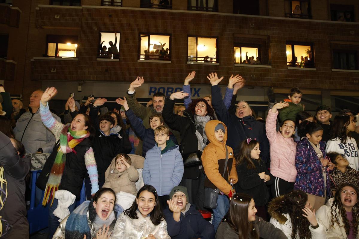 La Cabalgata de Reyes de Gijón, en imágenes