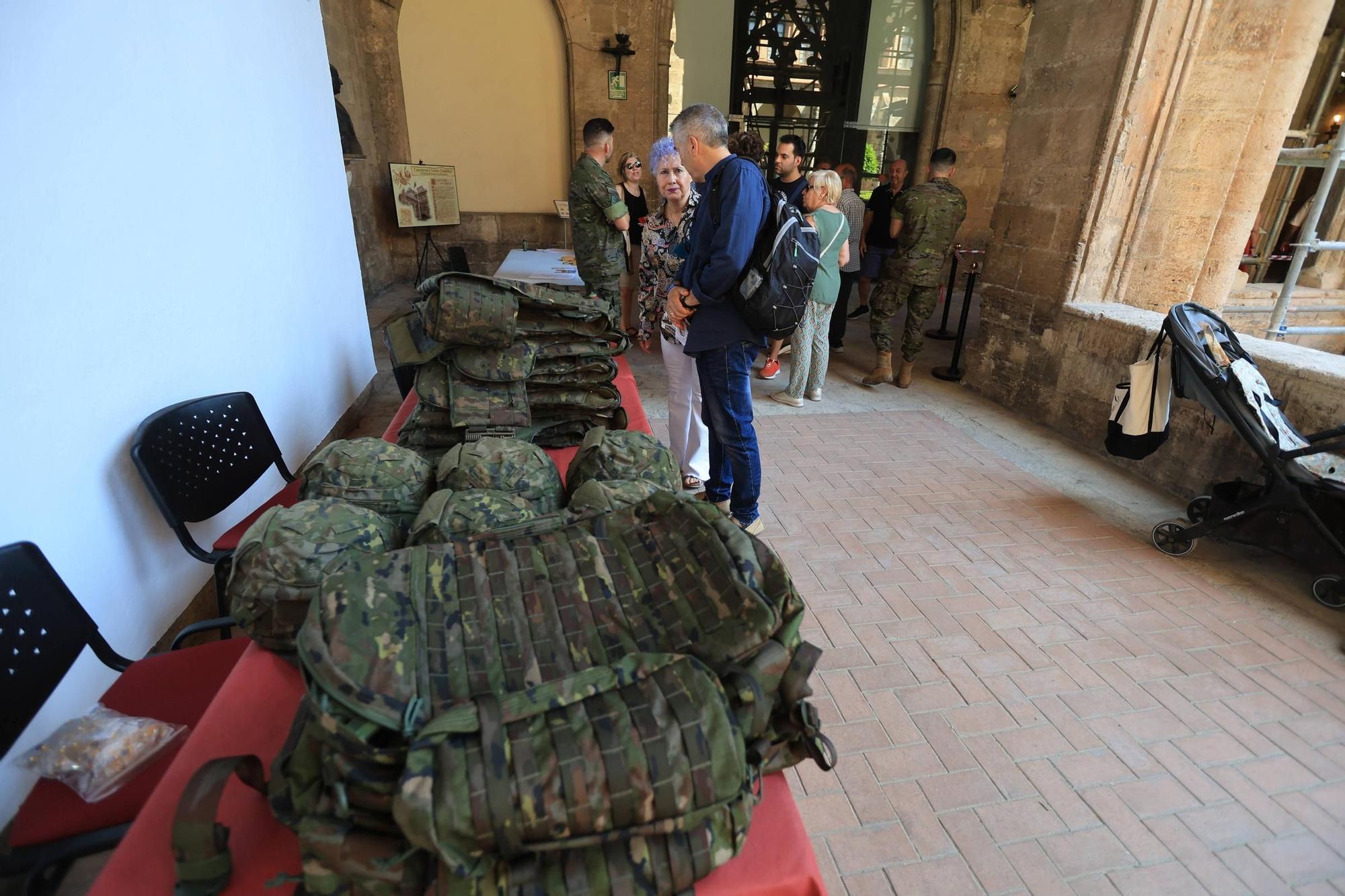 Jornada de puertas abiertas en el cuartel de Santo Domingo de València