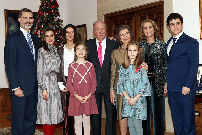 Foto familiar por el 80 cumpleaños del Rey Juan Carlos