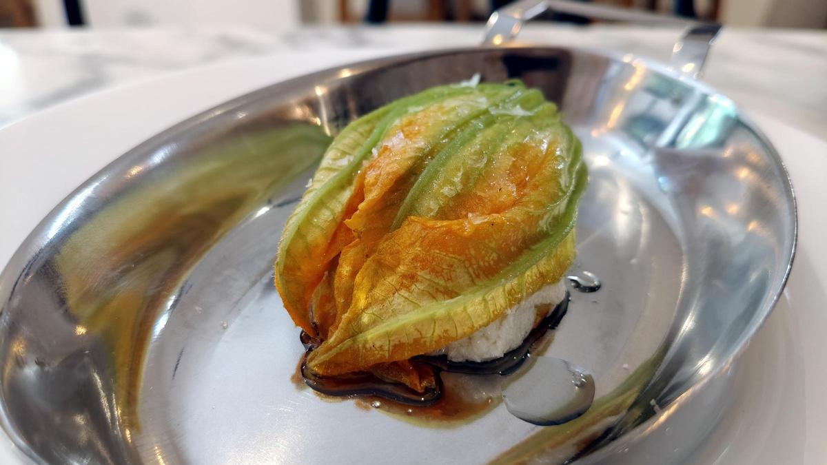 Flor carbasso y brandada La Barra de l'Avenir