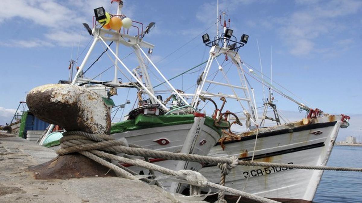 Dospesqueros deBarbate (Cádiz)que acostumbran a faenar en aguas marroquíes.