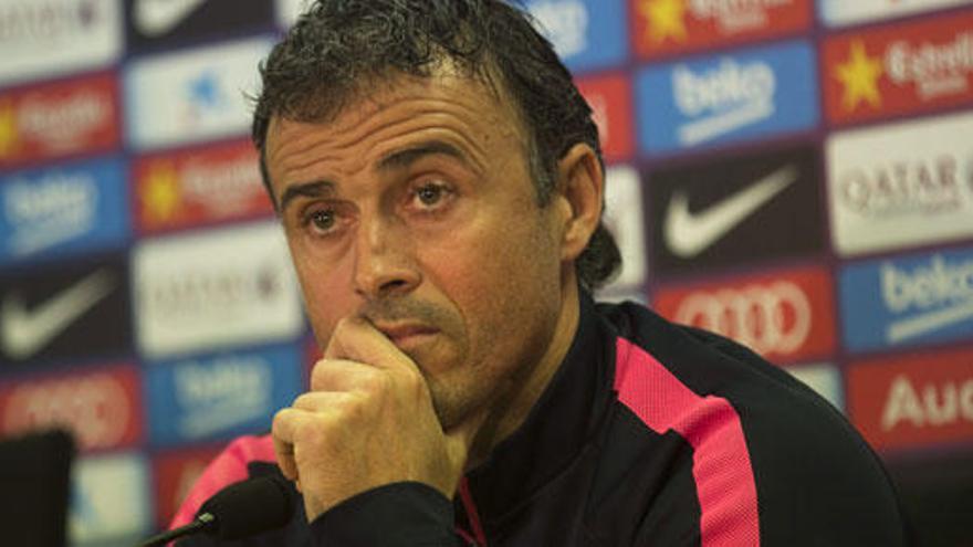 El entrenador del FC Barcelona, Luis Enrique