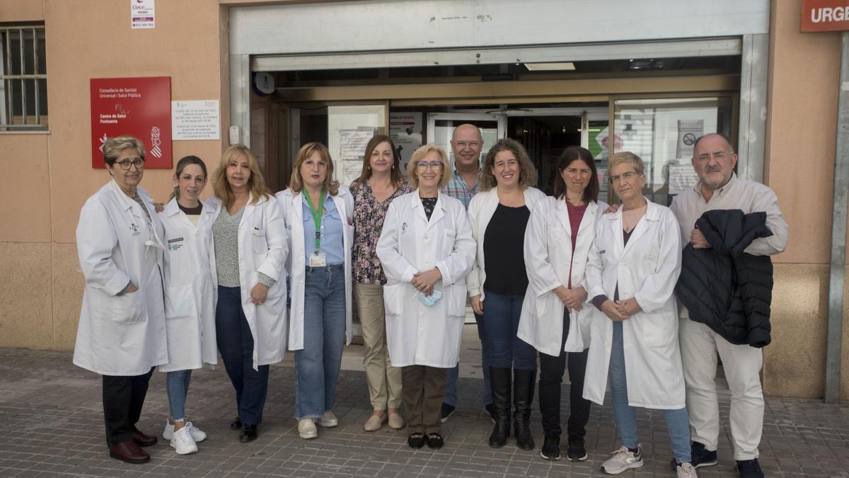 El equipo de profesionales que ha impulsado los cambios en el CS Fuensanta.