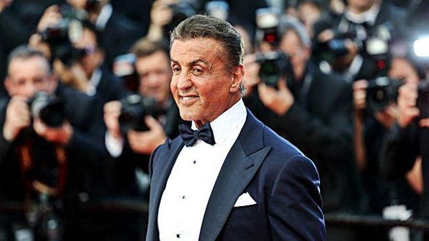 Stallone, el pasado sábado, en el festival de Cannes.