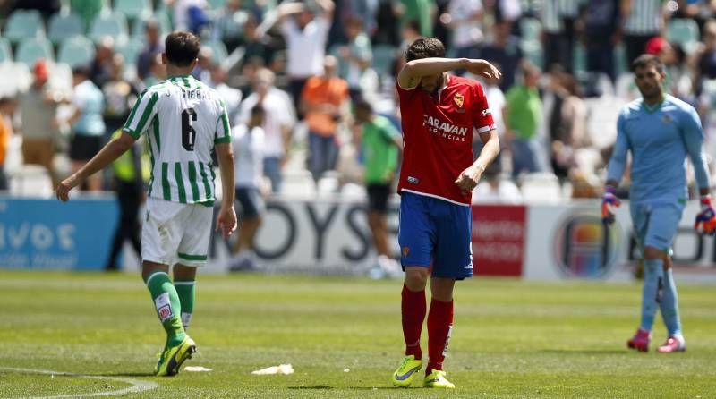 Fotogalería del Real Zaragoza contra el Betis en el Benito Villamarín