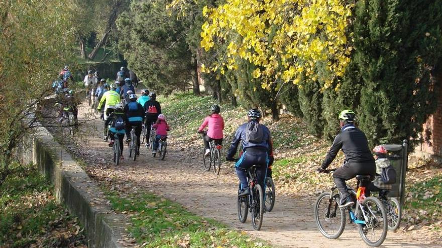 Una jornada anterior de las Bici Rutas. // FdV