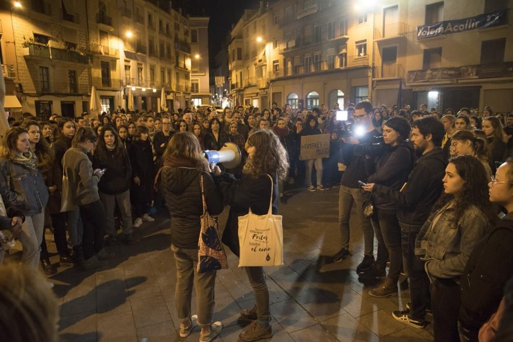 Manifestació contra la sentència de la violació a