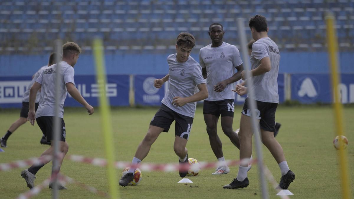 Un momento del entrenamiento