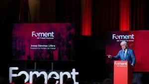 El presidente de Foment del Treball, Josep Sánchez Llibre, durante la Asamblea General de la organización en 2025