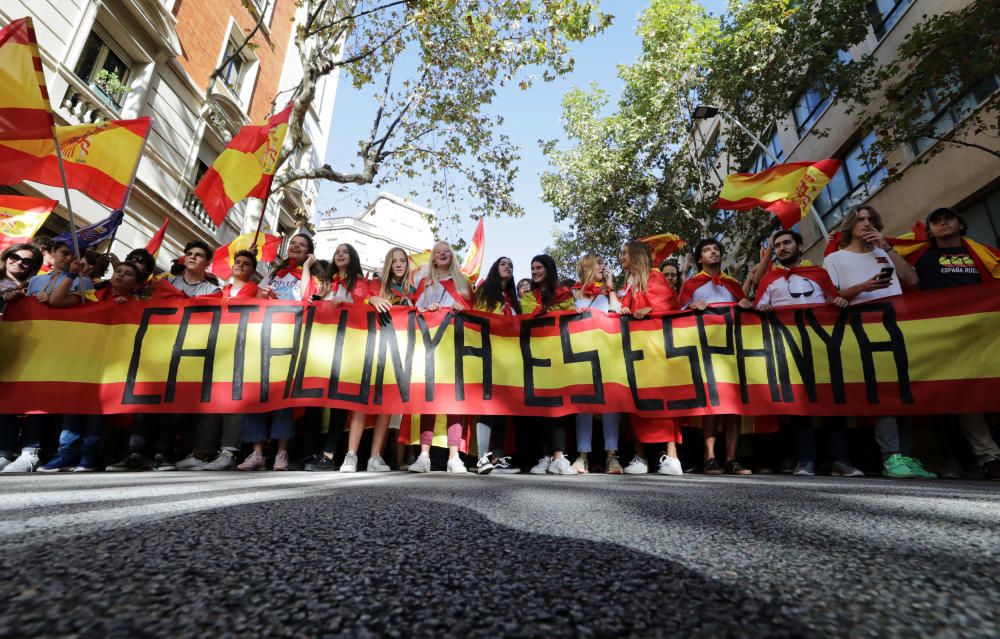 Manifestación en Barcelona por la unidad de España