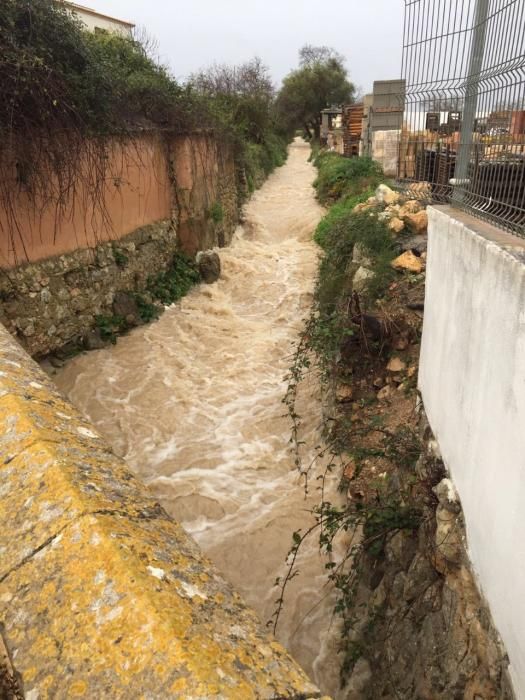 Los estragos del temporal en Mallorca