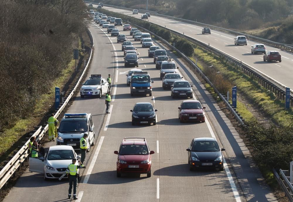 Accidente de tráfico en la "Y"