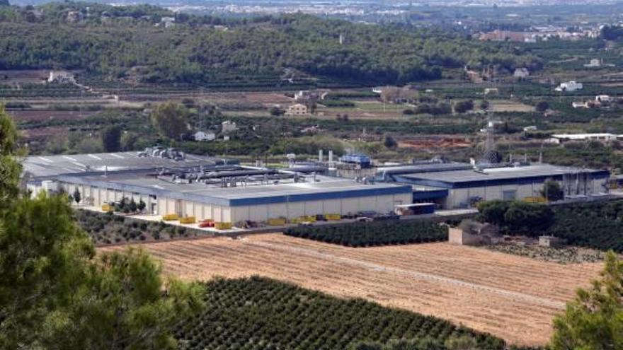 Instalaciones de la empresa Amcor en Alzira.