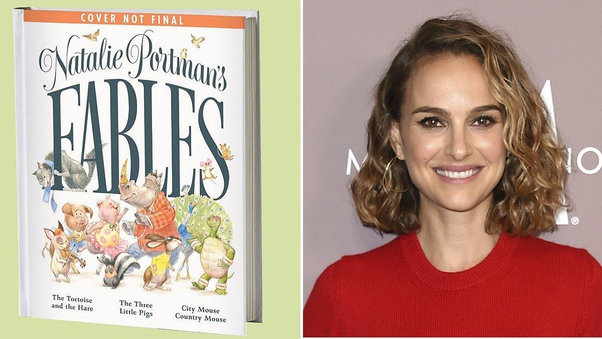 Natalie Portman ha compartido en Instagram la portada provisional de su próximo libro de cuentos.