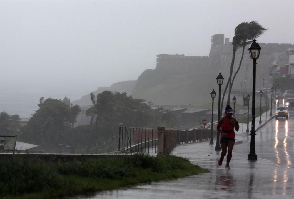 El huracán Irma se acerca a Puerto Rico