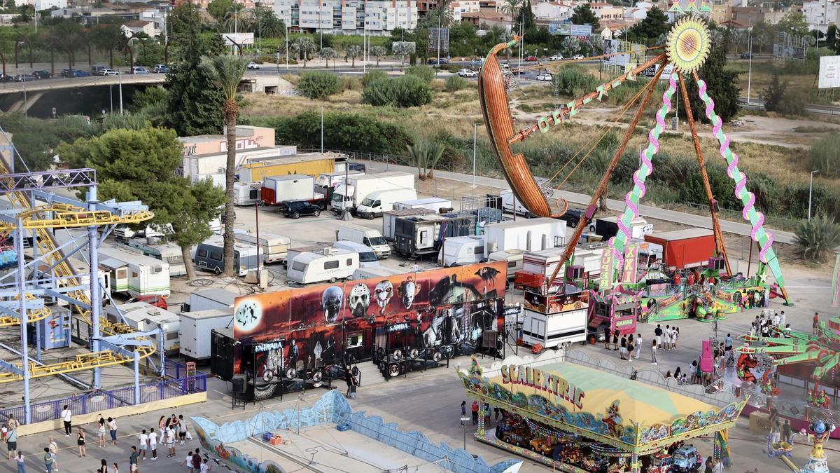 Una de las ediciones pasadas de la Feria de Septiembre de Murcia.