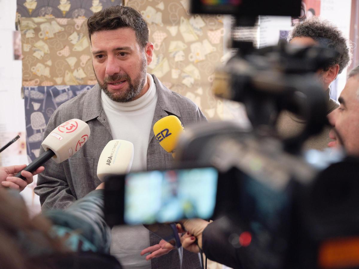 El vicealcalde durante la inauguración