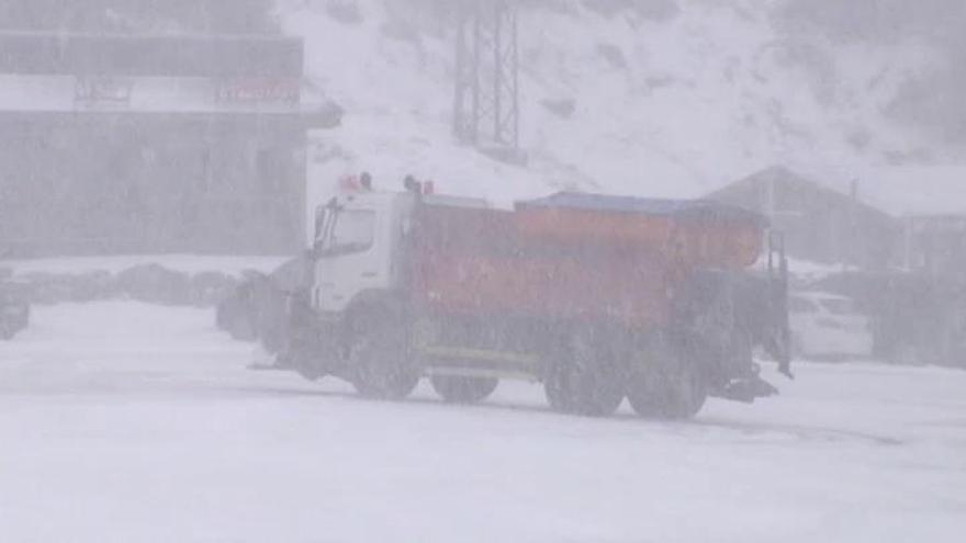 España, bajo un manto de nieve