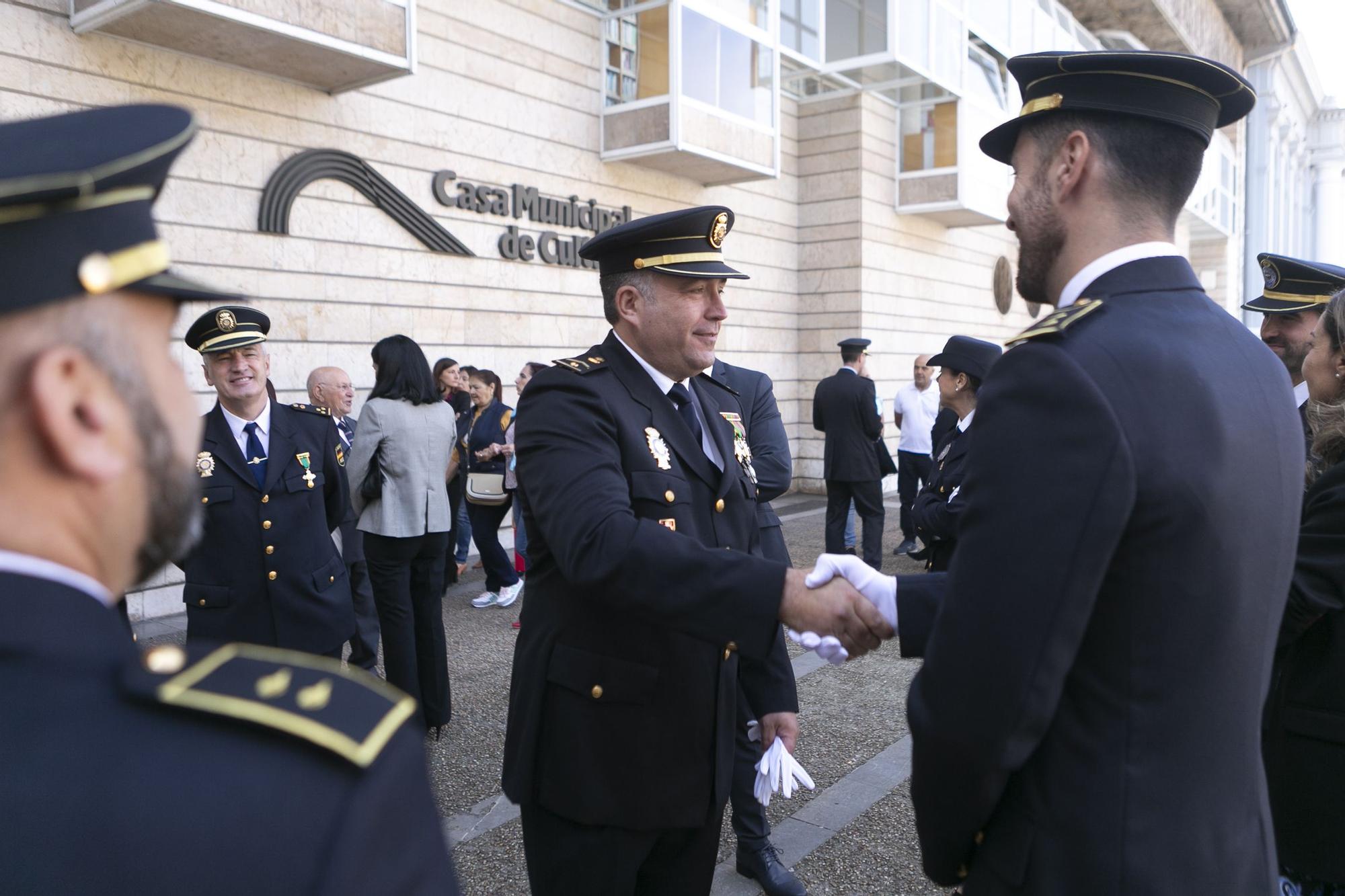 En imágenes: así celebró la Policía Nacional los Ángeles Custodios en Avilés