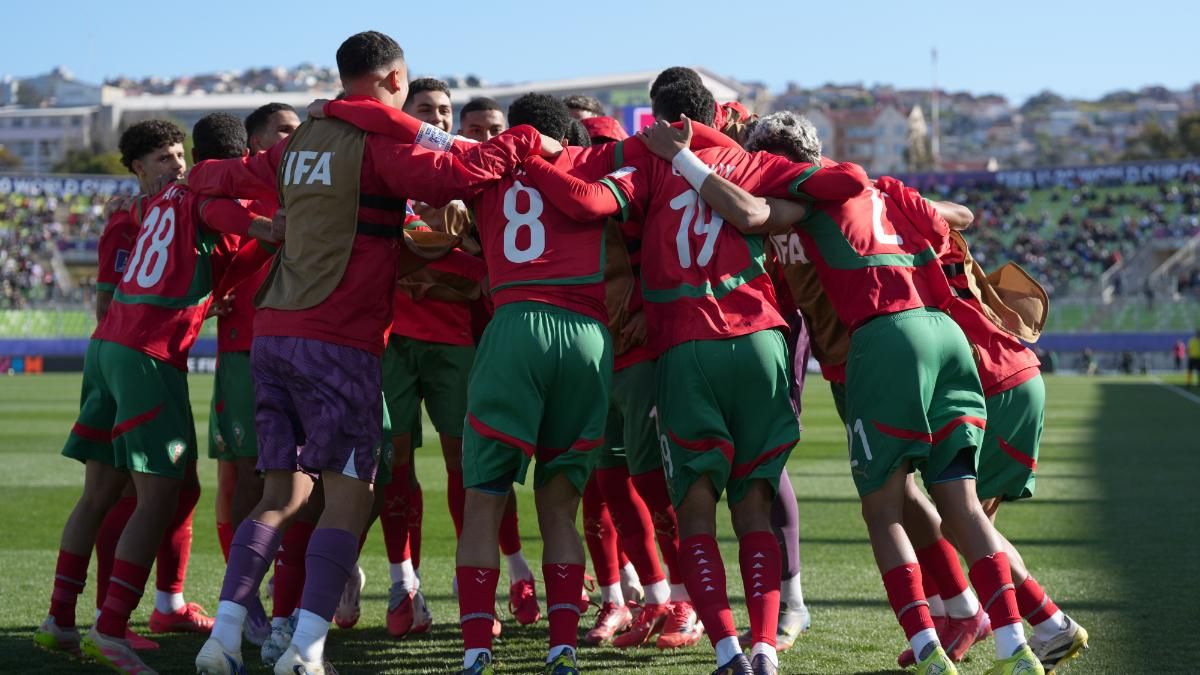 Marruecos celebra el pase a la final del Mundial Sub-20