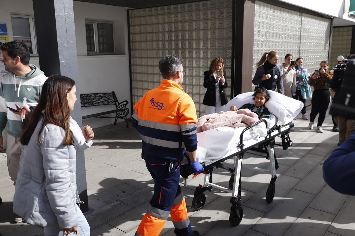 Dos menores que viajaban en el Alvia accidentado en Adamuz salen del hospital Reina Sofia de Córdoba