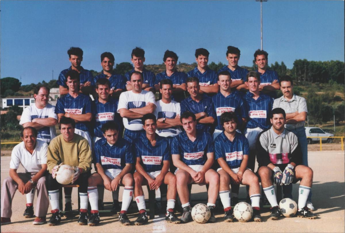 Cata ,el penúltim de dalt, amb el Vilajuïga